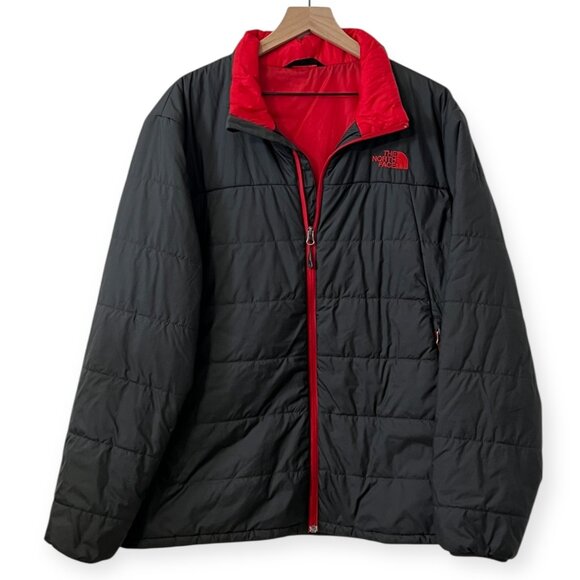 The North Face Other - The North Face Men’s XL Black Red Reversible Puffer Jacket Insulated Warm Winter